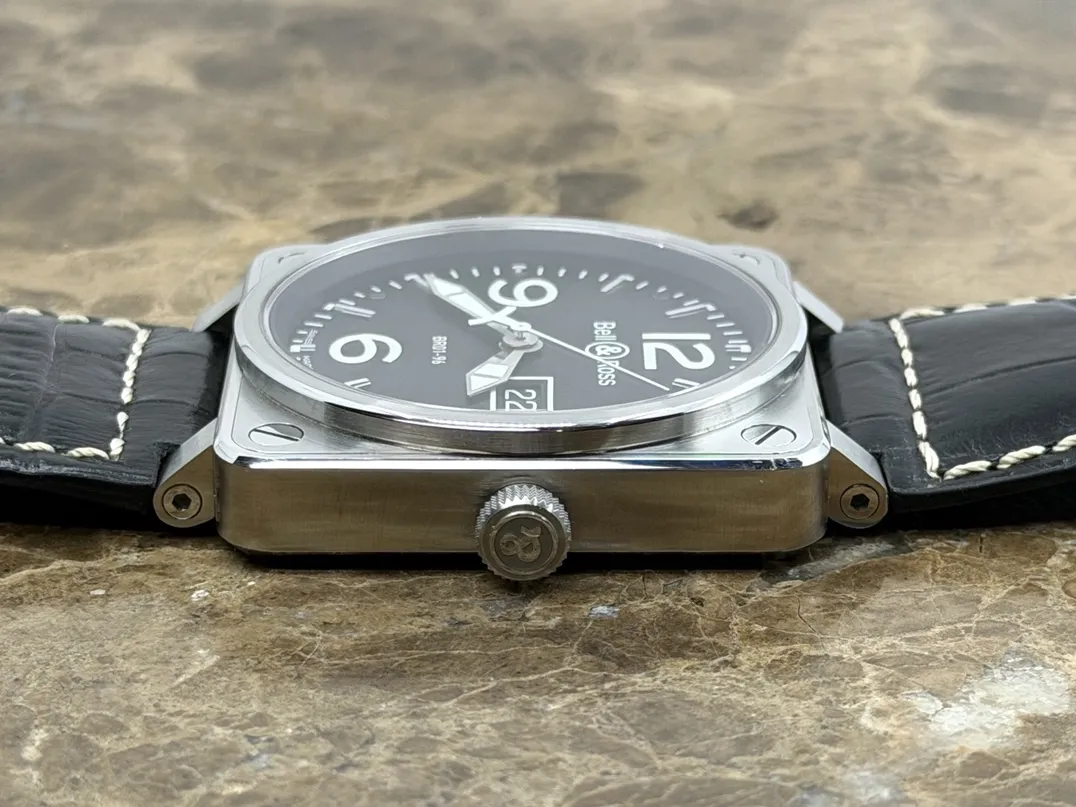 Bell & Ross BR01-96 Big Date Automatic 46mm with 4 sets of Straps Box Booklets