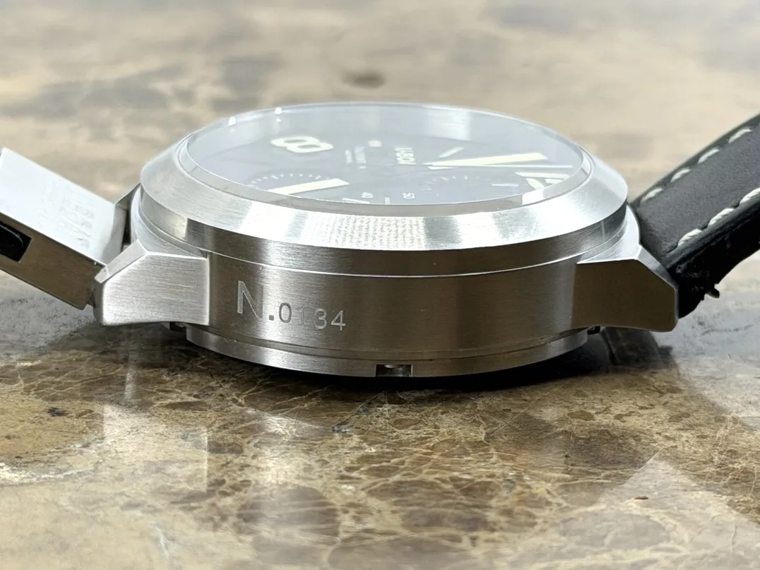 U BOAT Chronografo Acciaio 45mm Automatic 316L- Steel with 2 Straps with U Boat Box