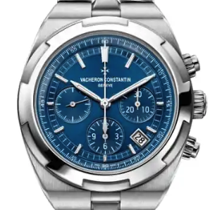 Vacheron Constantin Overseas Chronograph 42.5mm Blue Dial Bracelet Box Papers 5500V/110A-B148