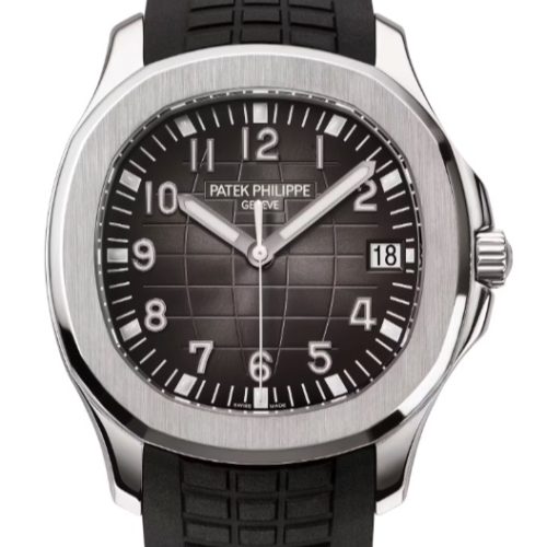 Patek Phillipe Aquanaut 40mm Automatic Black Dial Rubber Strap 5167A-001 Box papers